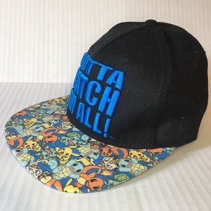 Pokemon One Size Snapback Gotta Catch Em All